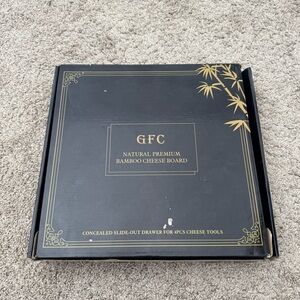 GFC Bamboo Cheese Board Set